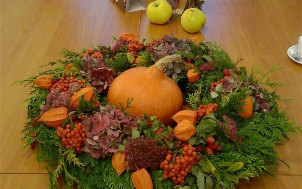Auch in unserer Tagespflege wird es herbstlich