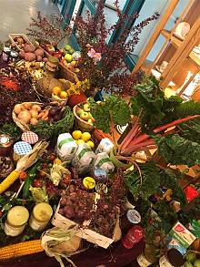 Erntedank und Kuchen backen